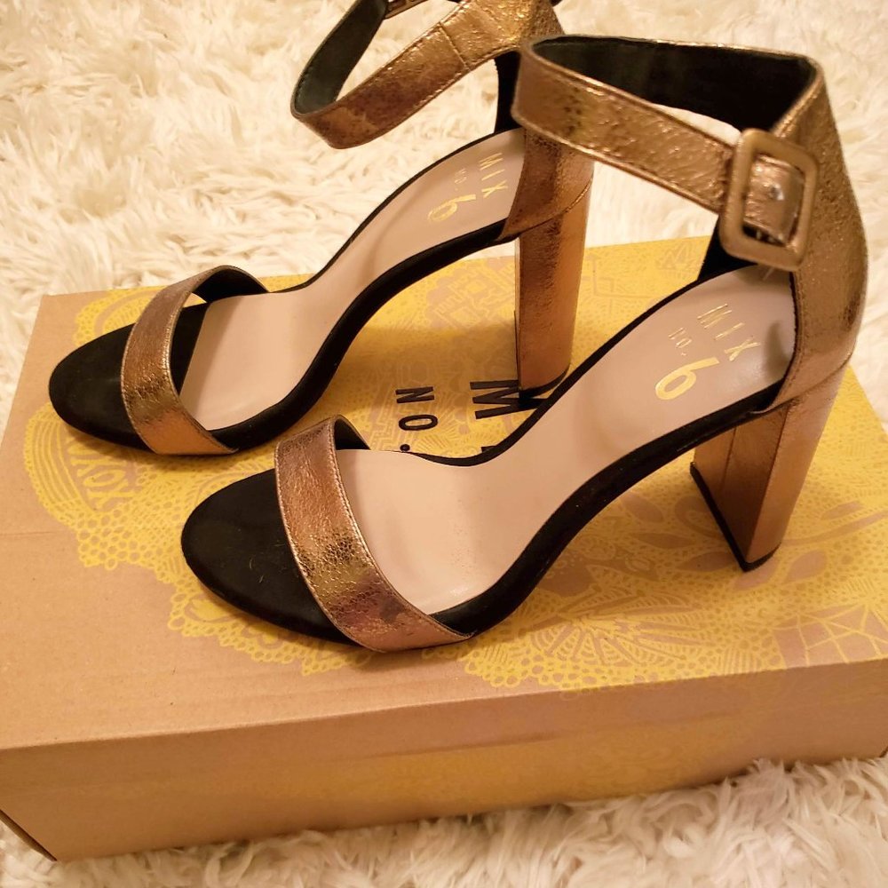 It's Wedding Season! MIX NO. 6 "CYM" Bronze and Black size 6